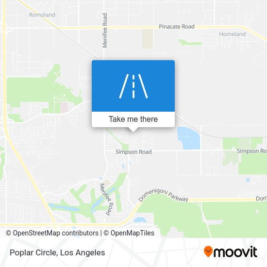 Mapa de Poplar Circle