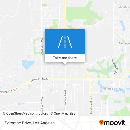 Mapa de Potomac Drive