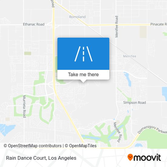 Rain Dance Court map