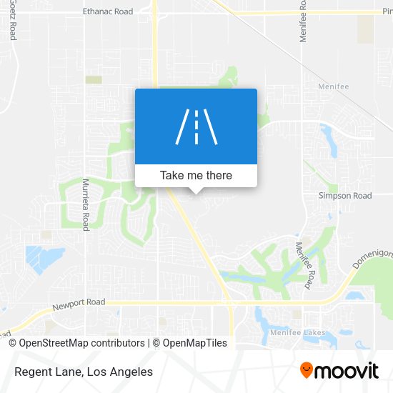 Mapa de Regent Lane