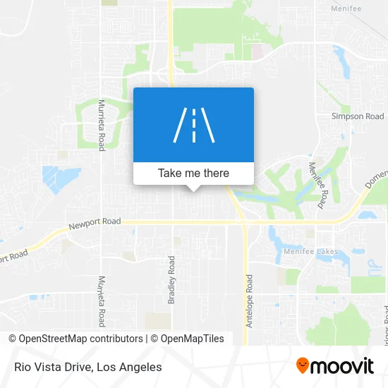 Rio Vista Drive map