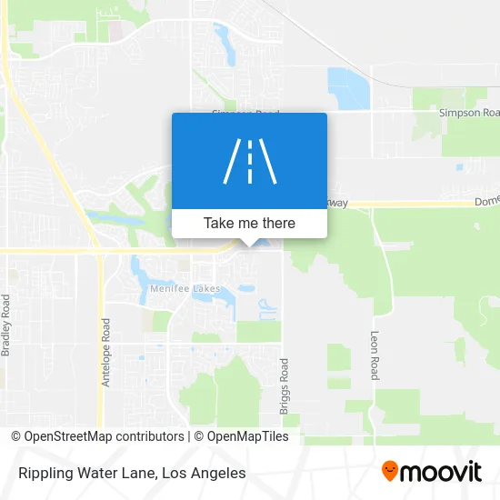 Rippling Water Lane map