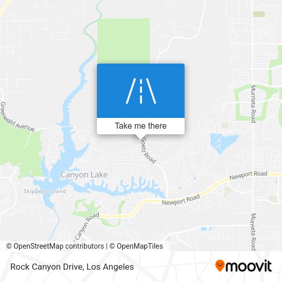 Mapa de Rock Canyon Drive