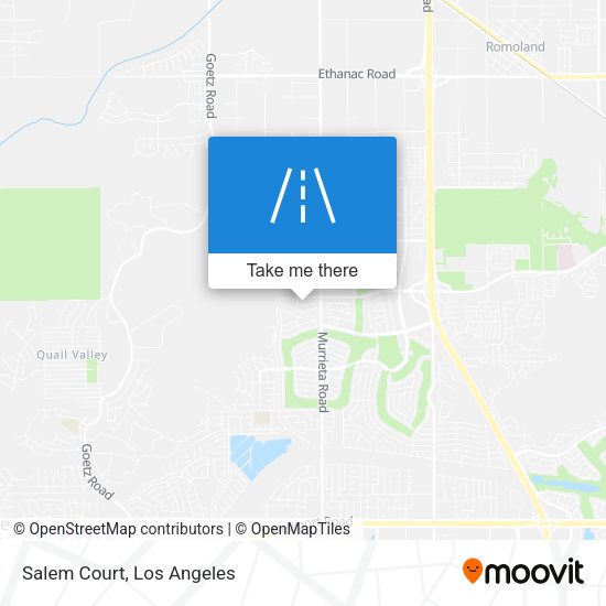 Mapa de Salem Court