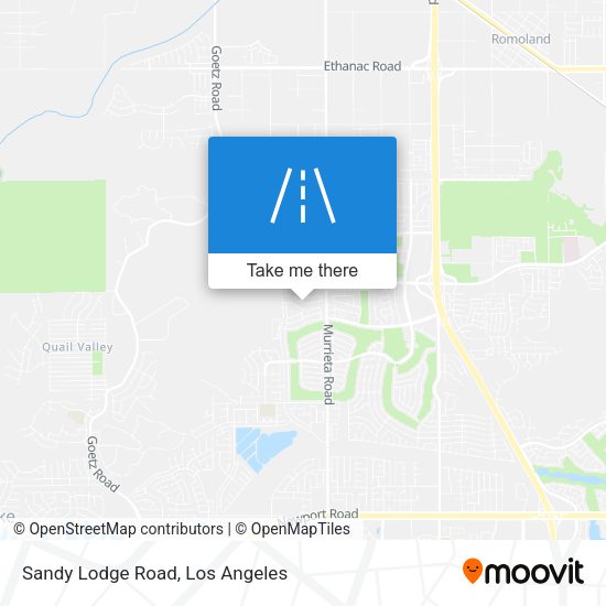 Mapa de Sandy Lodge Road