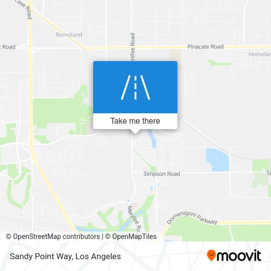 Mapa de Sandy Point Way