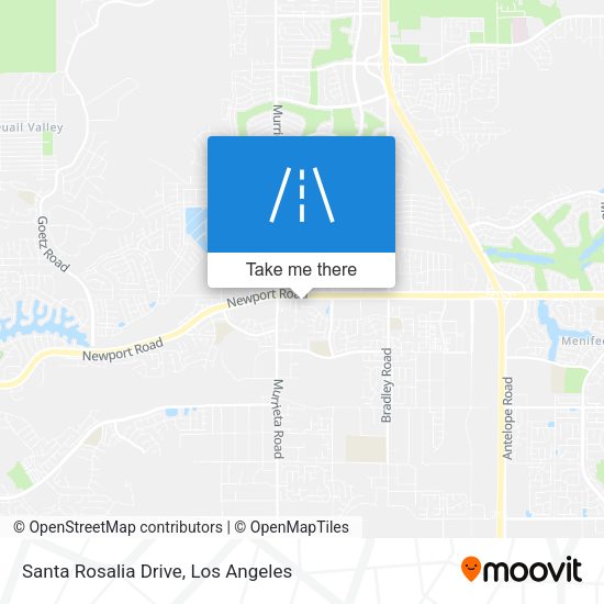 Mapa de Santa Rosalia Drive