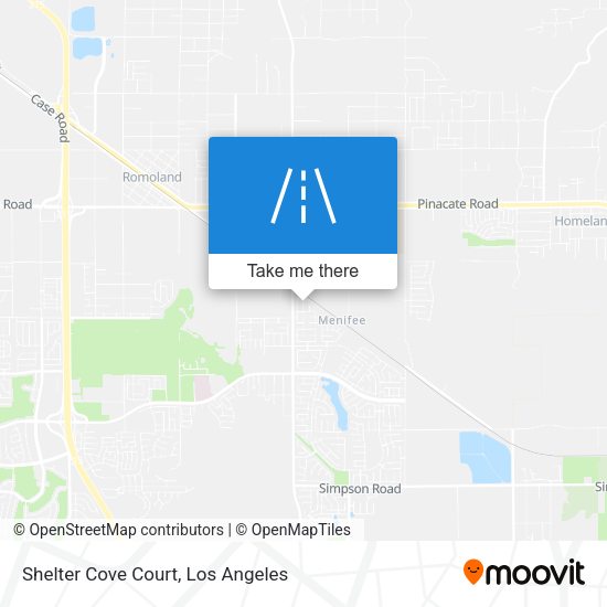 Shelter Cove Court map