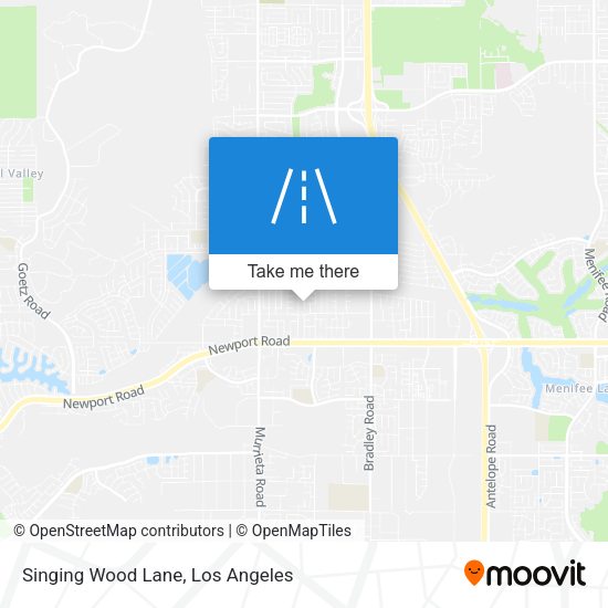 Mapa de Singing Wood Lane