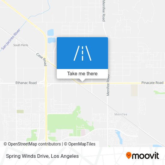 Spring Winds Drive map
