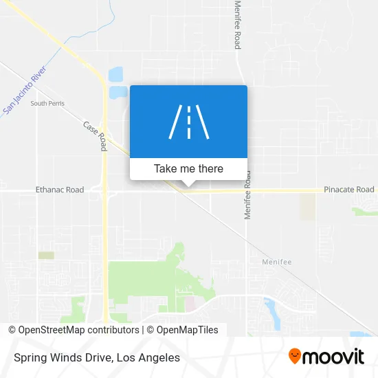 Spring Winds Drive map