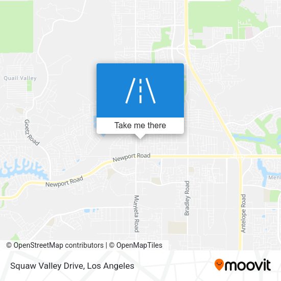 Mapa de Squaw Valley Drive