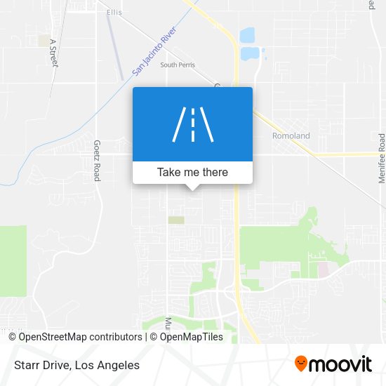 Mapa de Starr Drive
