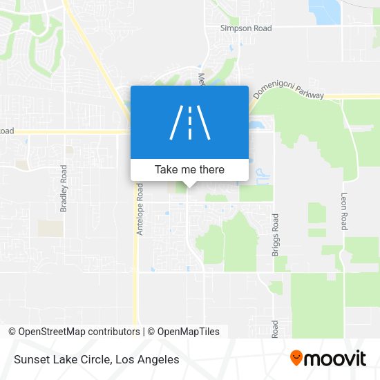Mapa de Sunset Lake Circle