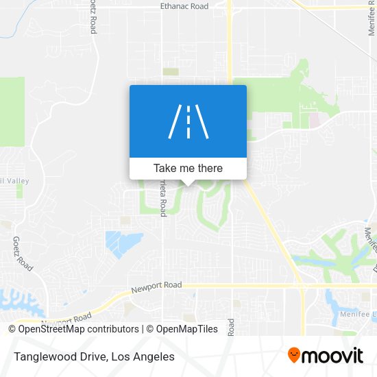 Mapa de Tanglewood Drive