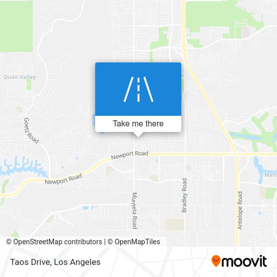 Mapa de Taos Drive