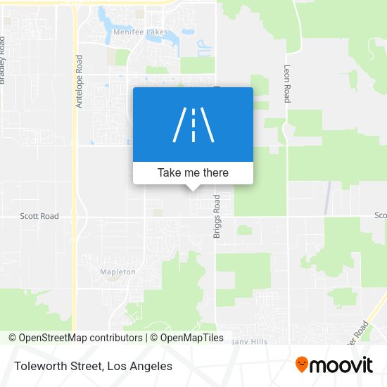 Toleworth Street map