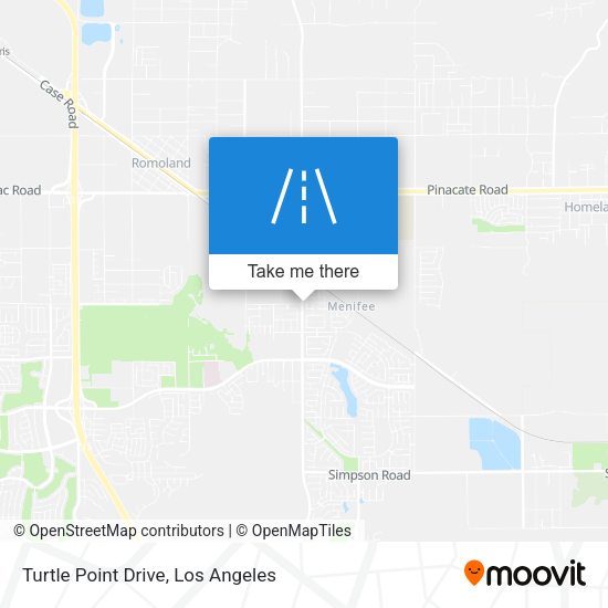 Turtle Point Drive map
