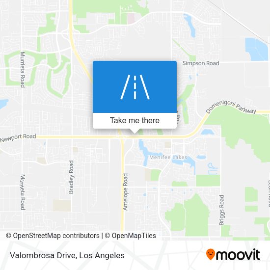 Valombrosa Drive map