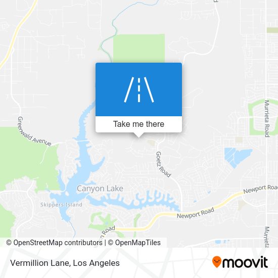 Mapa de Vermillion Lane