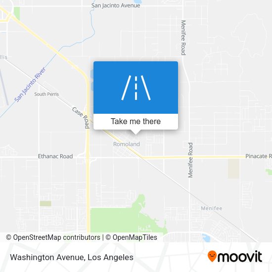 Mapa de Washington Avenue