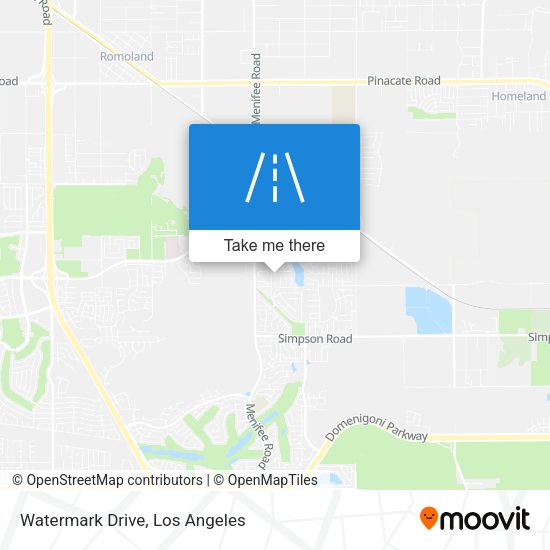 Mapa de Watermark Drive