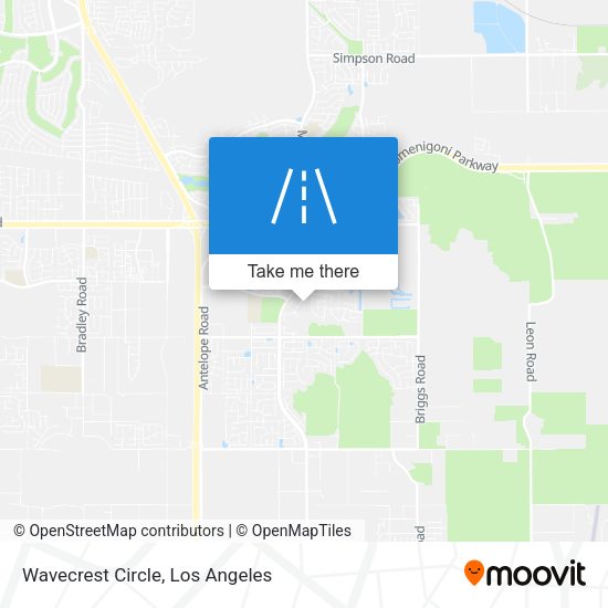 Wavecrest Circle map