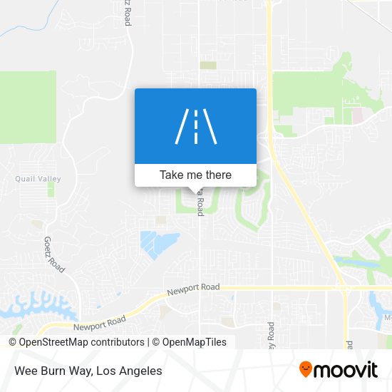 Mapa de Wee Burn Way