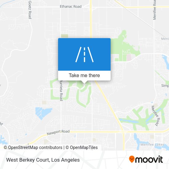 West Berkey Court map