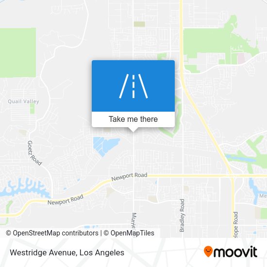 Westridge Avenue map