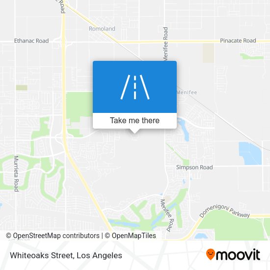 Whiteoaks Street map