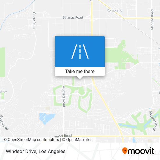 Mapa de Windsor Drive