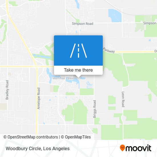 Mapa de Woodbury Circle