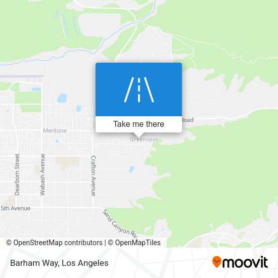Mapa de Barham Way