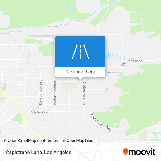 Mapa de Capistrano Lane