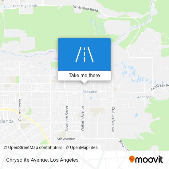 Mapa de Chrysolite Avenue