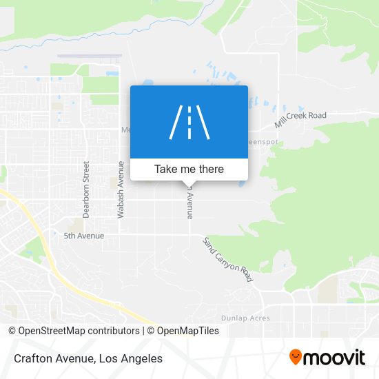 Mapa de Crafton Avenue