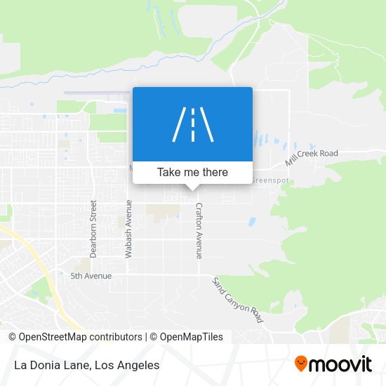 Mapa de La Donia Lane