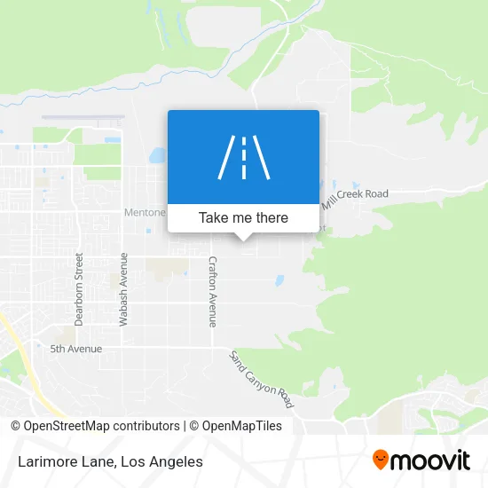 Larimore Lane map