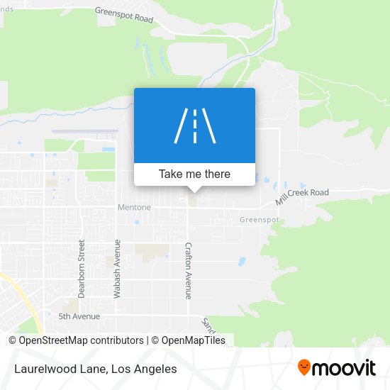 Laurelwood Lane map