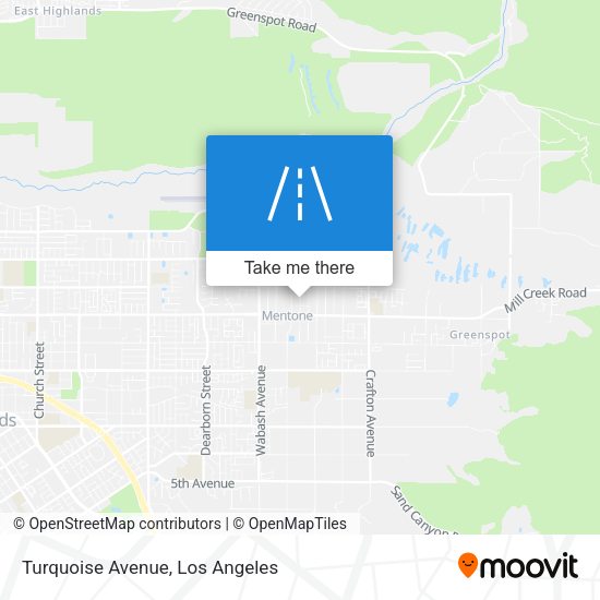 Mapa de Turquoise Avenue
