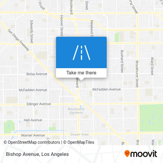 Mapa de Bishop Avenue