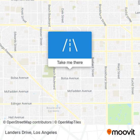 Mapa de Landers Drive