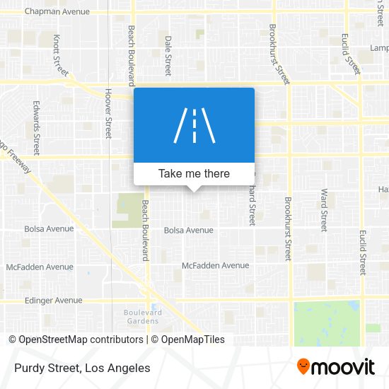 Mapa de Purdy Street