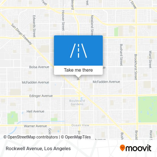 Mapa de Rockwell Avenue