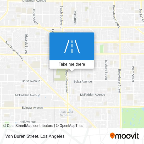 Mapa de Van Buren Street