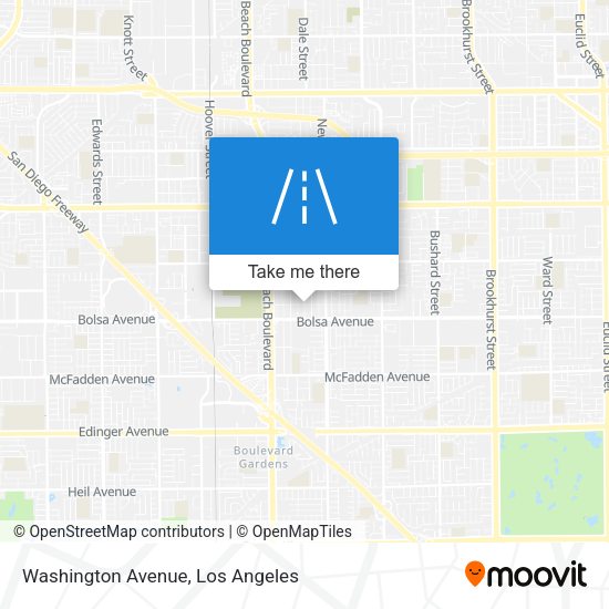 Washington Avenue map