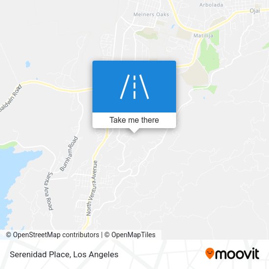 Serenidad Place map