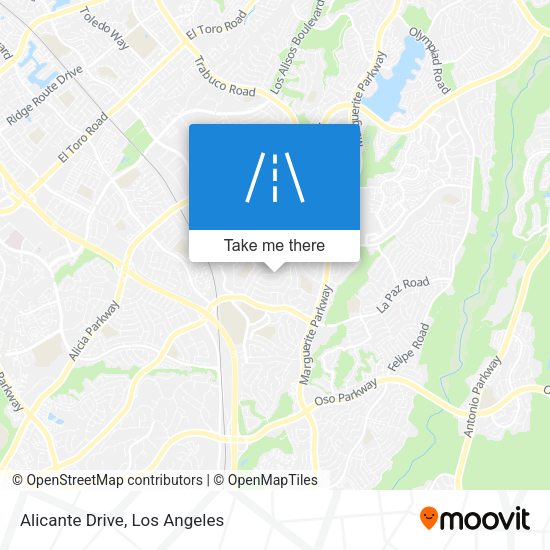 Mapa de Alicante Drive