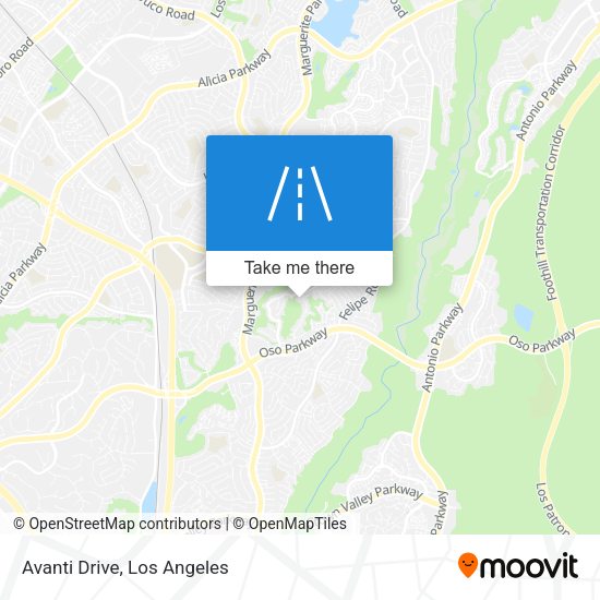 Mapa de Avanti Drive